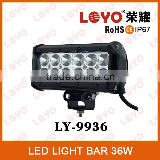 High power led bar light for atv, suv, 4*4, 36W waterproof led bar
