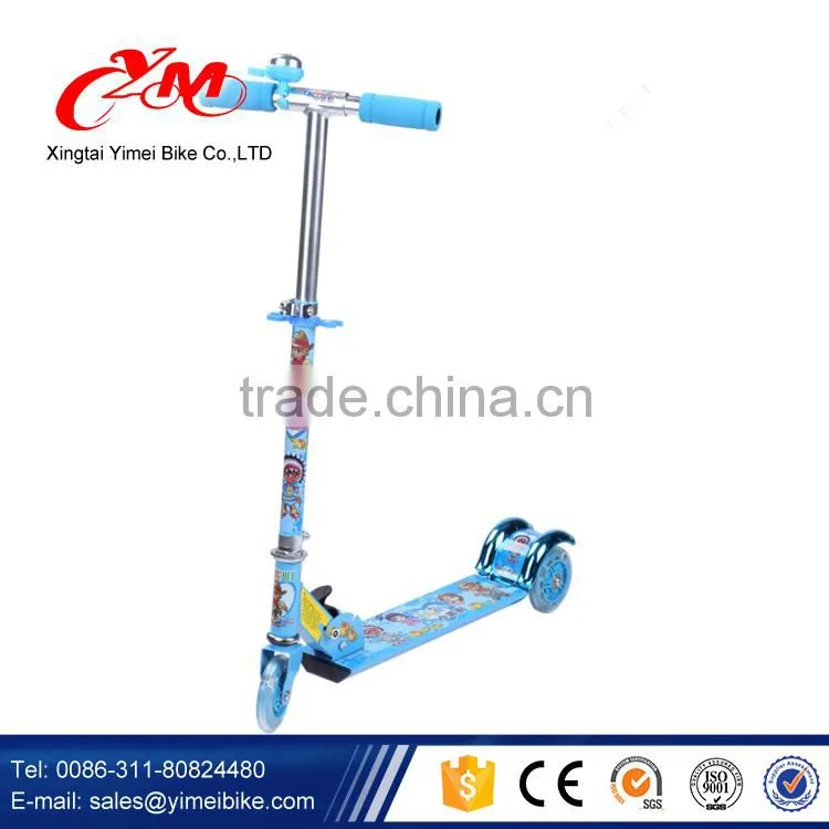 T bar kick scooter for kids / kids' balance with kick scooter PU wheels / children foot pedal kick scooter
