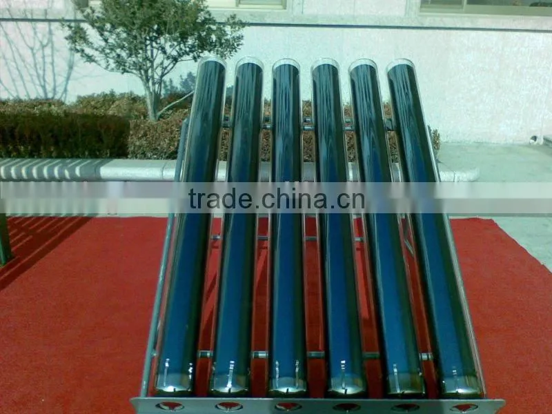 glass evacuated solar collector tube,high efficiency 58*47*1800mm all-glass evacuated solar collector tubes