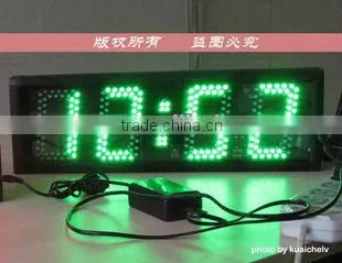 20 inches outdoor double side time and temperature led display