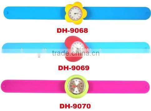 silicone slap watch,silicon watches ladies,new types watch