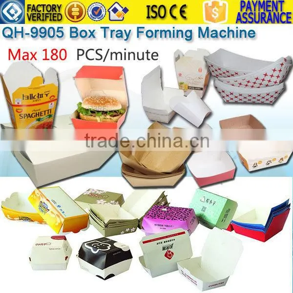 Overseas After-sales Service Provided Burger Box Making Machine