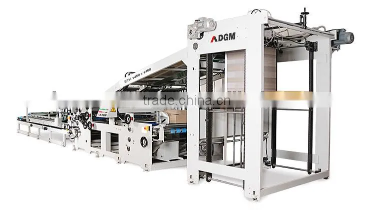 Automatic sheet to sheet flute laminating machine