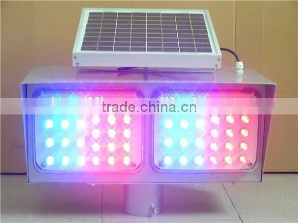 LED traffic warning singal solar battery powered led open signs