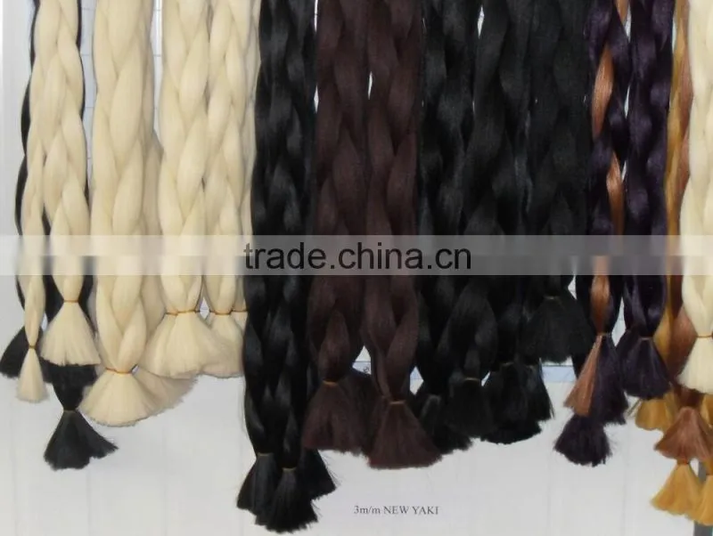 Synthetic Hair Braid Yaki Pony Cheap Braid Hair Extension
