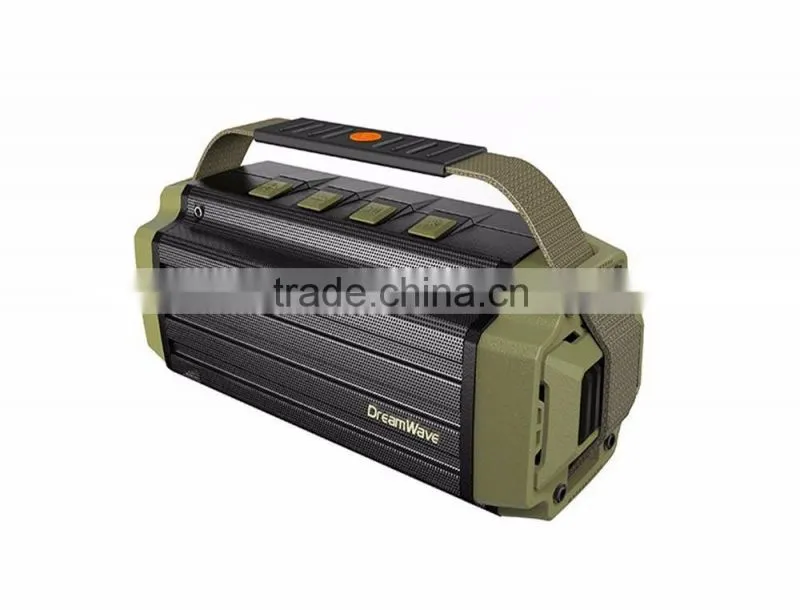 Dreamwave TREMOR Army Green Aluminum Wireless 50W Rugged Outdoor Bluetooth Speaker