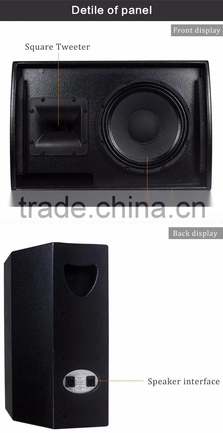 Pro KTV 2-way Good Sound Karaoke Speaker With Full Range Passive Speaker Stand