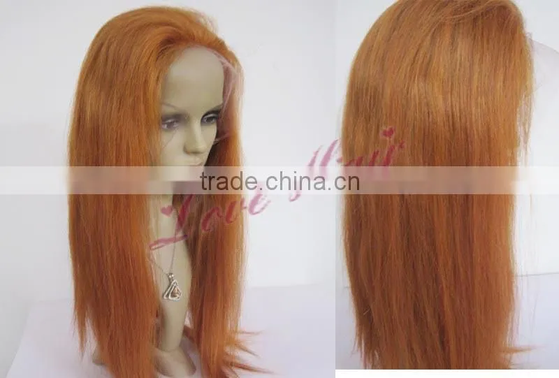 Factory wholesale natural looking hair wig 100% virgin brazilian hair lace front wig