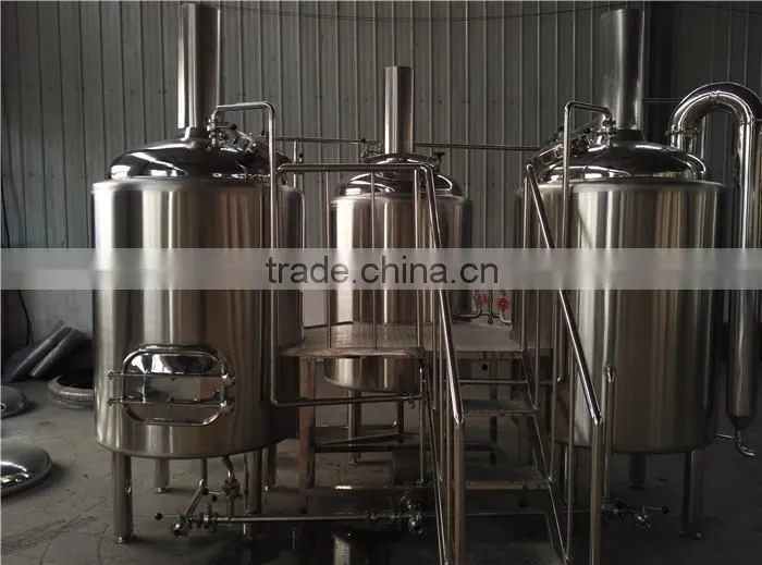 High Configuration 500L Mini Beer Brewing Equipment For Beer Making
