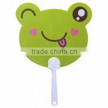2014 new design fashion pp fan professional supplier/plastic hand fan