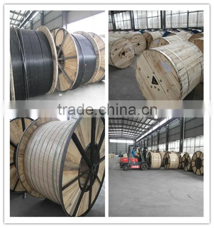 overhead covered line wire