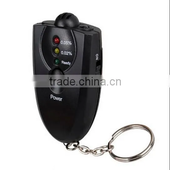 LED Breath Alcohol Breathalyzer Tester With Flashlight / Breath Alcohol Tester