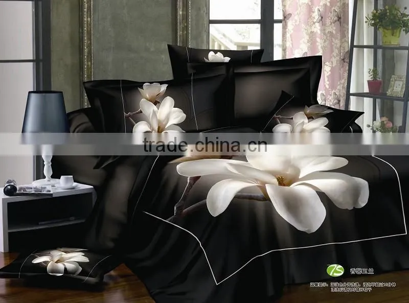 100% cotton luxury bedding sets Queen King Size Bedding Set 4PCS Bed Sheet