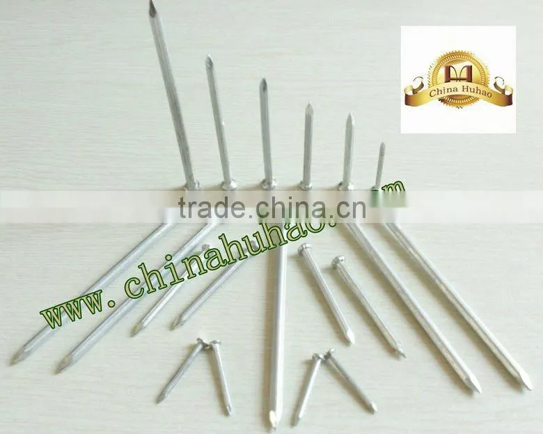 #55 steel black finished concrete steel nails, cement nails