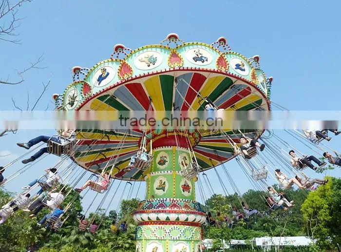 Thrill Outdoor Sky Chair Game Fairground Rides Electric Swing Carousel Chair For Sale
