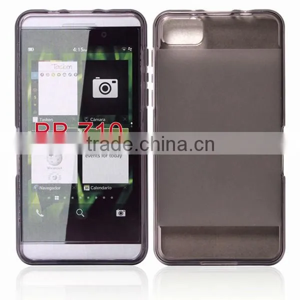 clear tpu jelly case for blackberry z 10