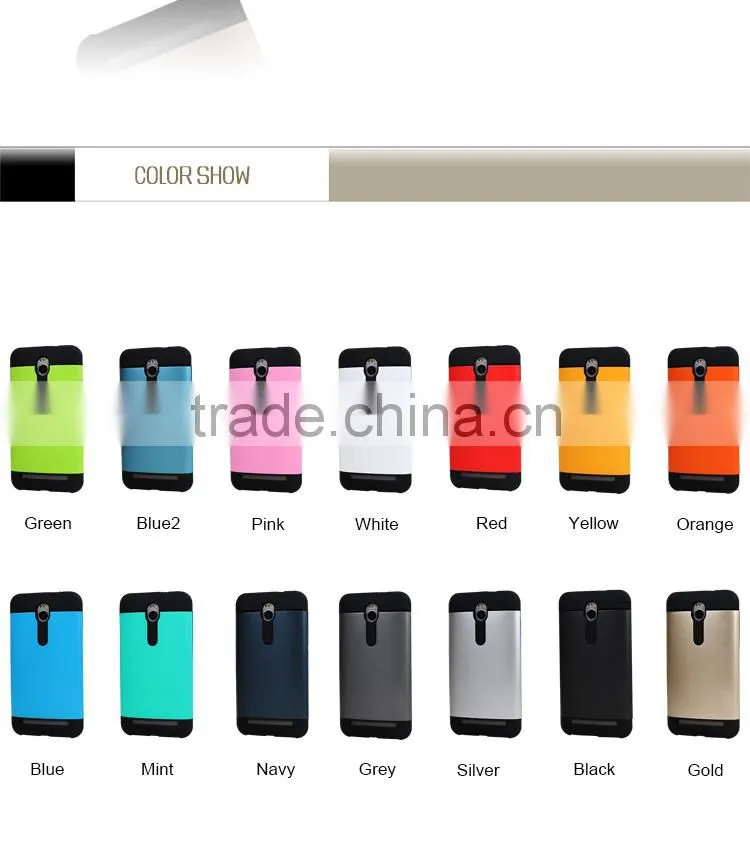 2015 New arrival multi-color slim armor back case,back phone cover case for Huawei P7