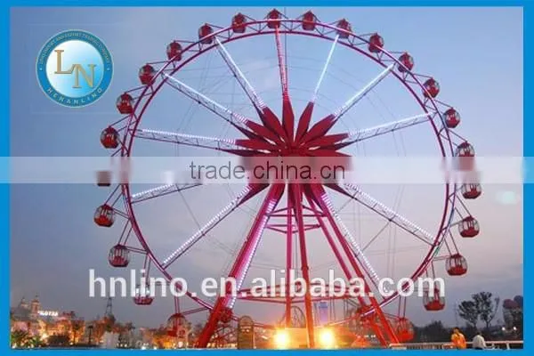 Romantic Best selling entertainment equipment park rides giant ferris wheel manufacturer