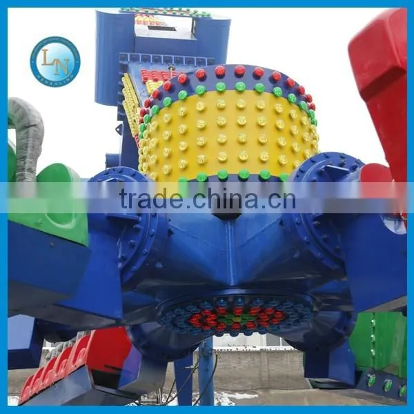 2016 Alibaba Hot Selling outdoor amusement park thrill rides amusement speed windmill rides top scan for sale