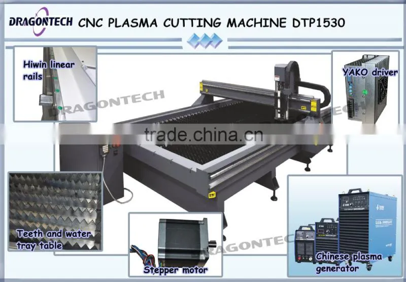 MULTICUT 1000-1530, steel plasma cutting machine DTP1530