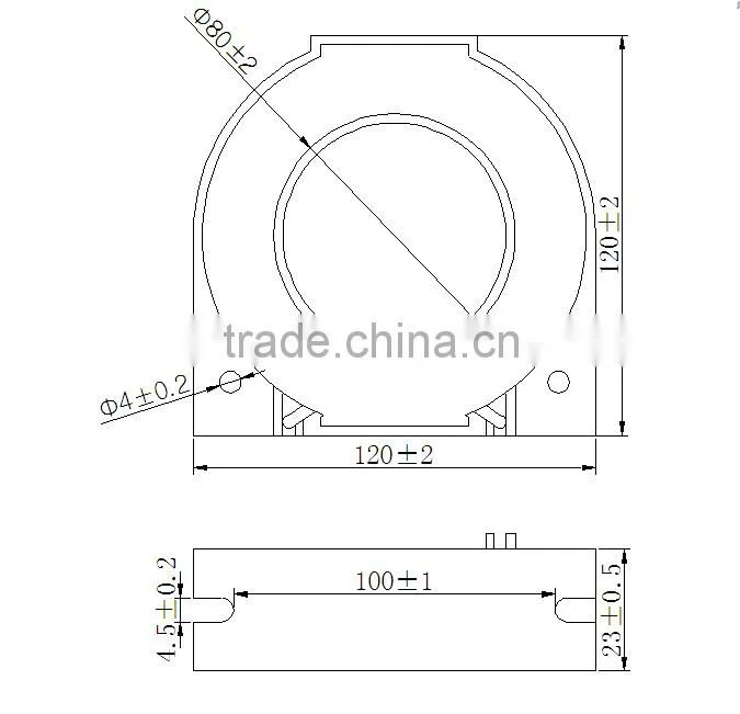 Zero sequence current transducer XH-ZCT-80