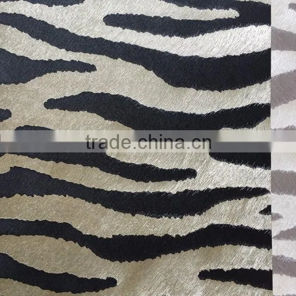 zebra-stripe vinyl wallpaper
