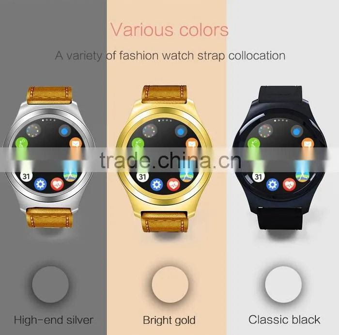 All-in-1 Smart watch for Cell Phone smart phone Android OS with Heart Rate monitor