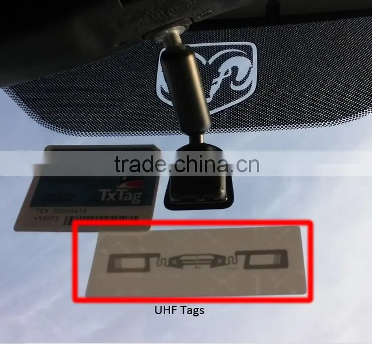 6B/6C Free Sample EPC Global UHF Class 1 Gen 2 Car Windshield long range uhf rfid tag