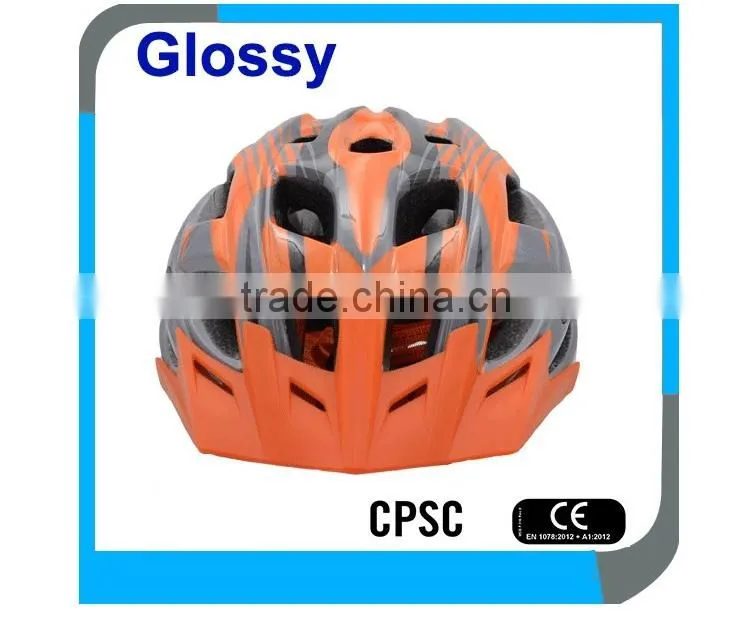 in-mold adult CE CPSC mountain bicycle safety helmets, bike security helmets, MTB cycling helmets