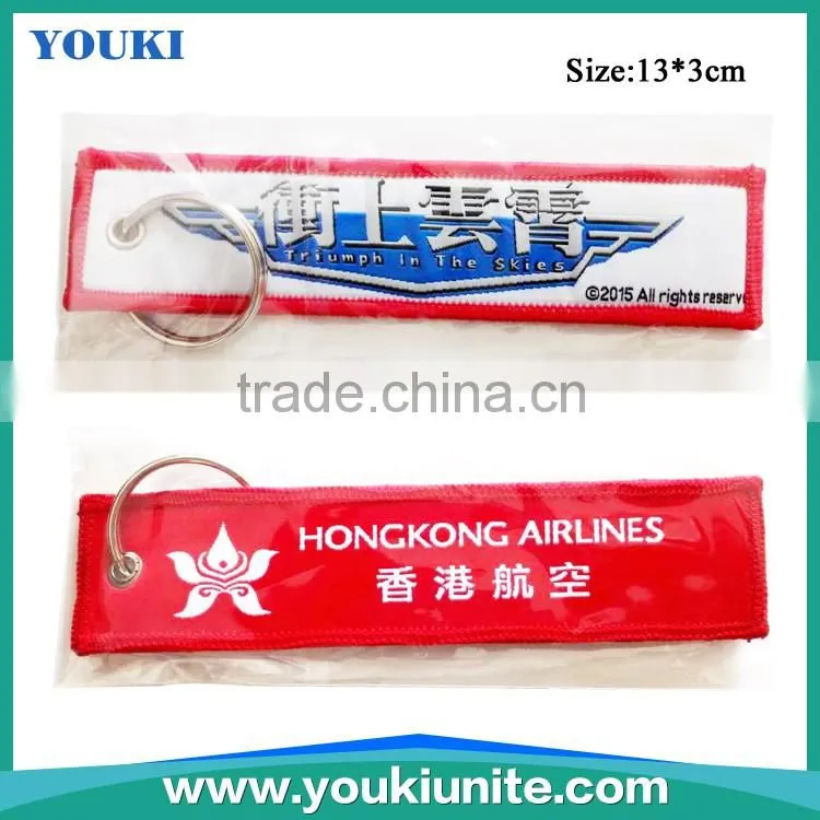 Hot Selling Key Ring Type And Embroidery Keychain YKLP-2009