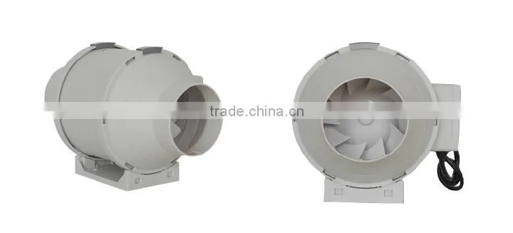 Plastic Inline Duct Fan with Stepless Speed Switch