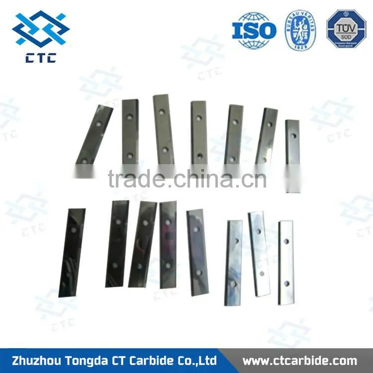 factory supply hard metal strip with holes