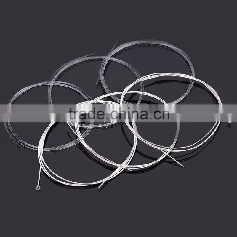 Guitar Strings Nylon Silver Plating Set Super Light for Classic Acoustic Guitar 6pcs/set