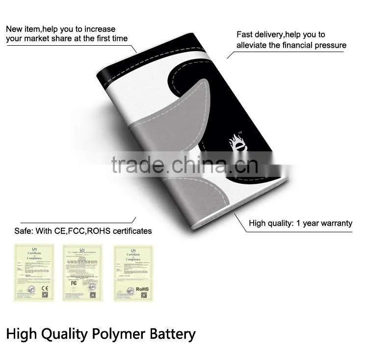 external battery charger/ USB travel charger,6000mah power bank for mobiles
