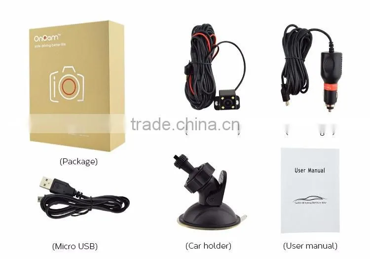 Hot Sale Dash Cam Car Dvr T810 with support night vision