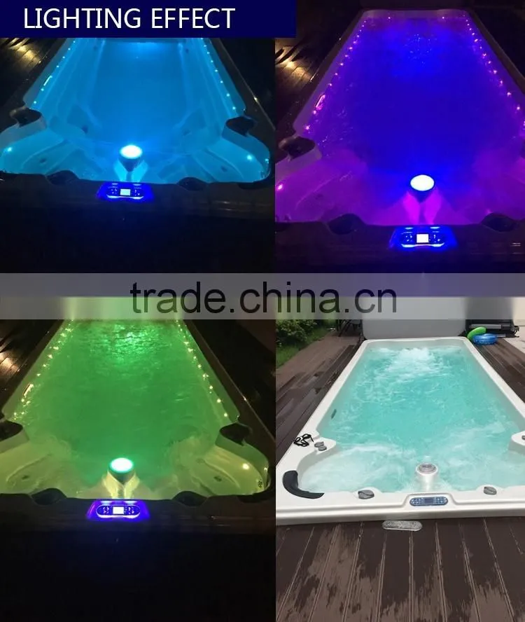 US Acrylic Fiberglass 5.8 Meters Sex Massage Mobile Swim Spa Pool JY8601