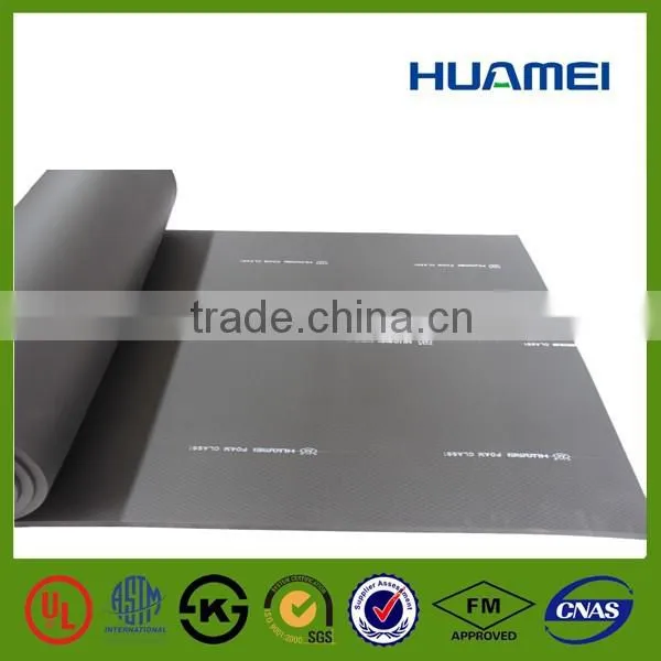 Huamei flexible rubber closed cell elastomeric foam insulation sheet