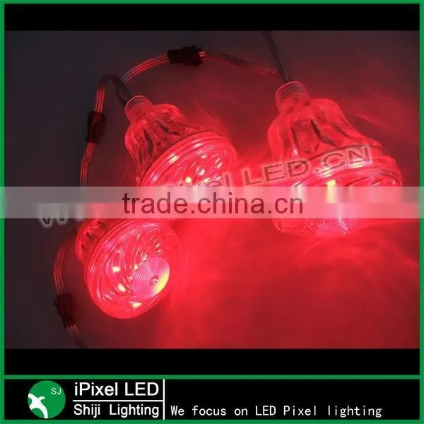 60mm 18led cobochon cover led amusement lamp rgb led pixels