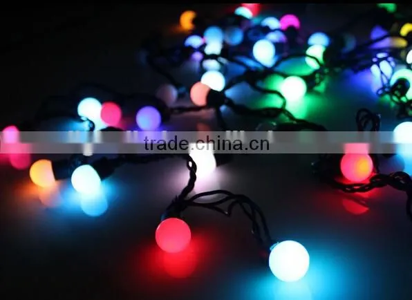 SJ-18-50/ SJ-38-20 auto color change rgb led ball string