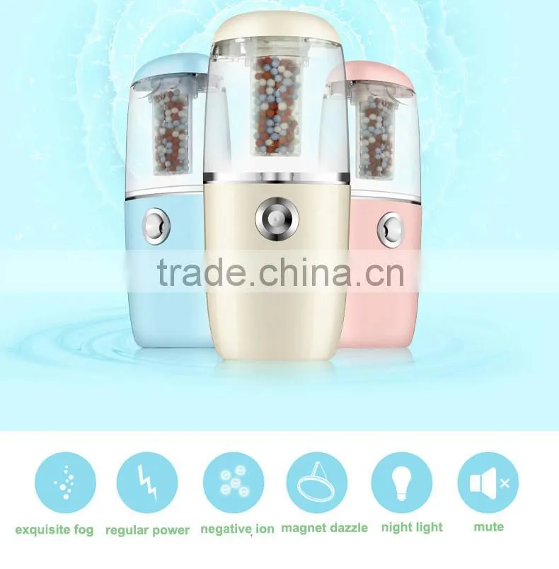 Beauty Hydrating Water Portable 10ml Mini Facial Steamer Intelligent Nano Spray Apparatus Face Spray Care Health Spa Tool