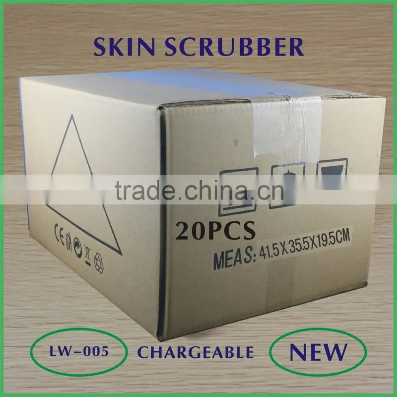 Newest ultrasonic skin scrubber lw-005 with lithium battery