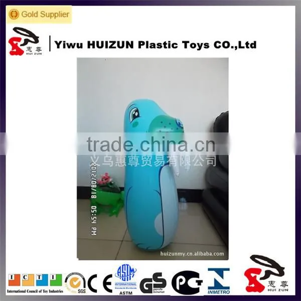 Customized high quality inflatable pvc tumbler kids toys at the shape of woodpecker