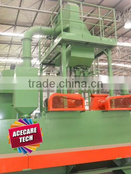 External Shot blasting machine for steel tank