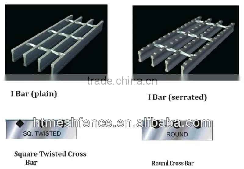 Steel Grating Steel Grating/Metal Grid/Bar Grating Steel (factory)