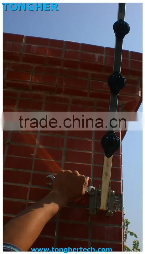 China High quality double galvanized steel metal pole for electric fence