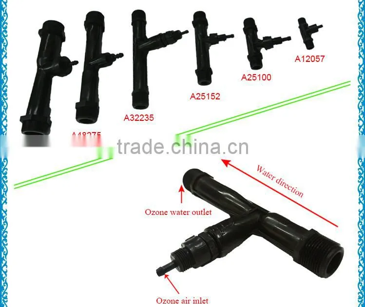 Good quality 2 inch 1/2 inch 3/4 inch PVDF ozone venturi injector