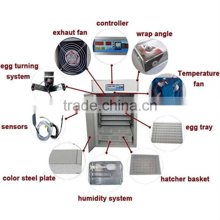 New design multi-functional industrial incubators for hatching eggs for wholesales
