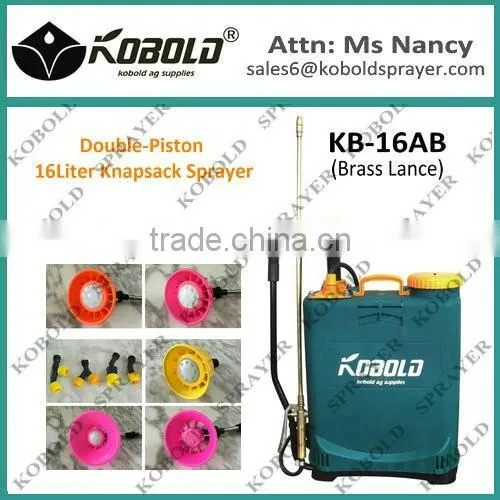 (KB-16AB)16L Double piston hand pump sprayer