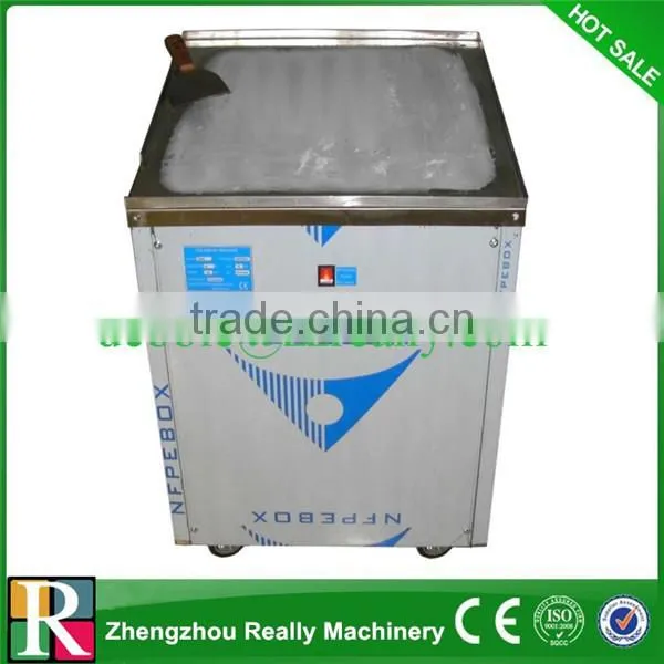 instant ice cream rolls in Thailand Rolled fry ice cream machine for sale
