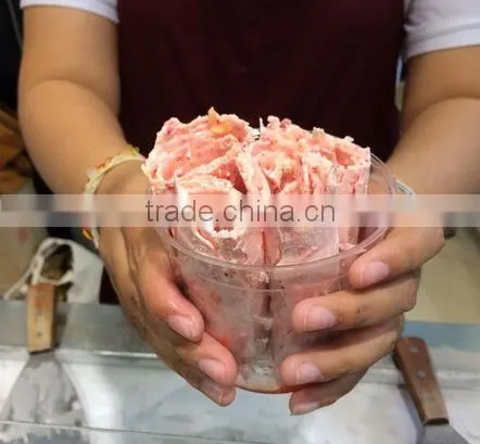 Fried ice cream cart with fried ice cream machine for sale